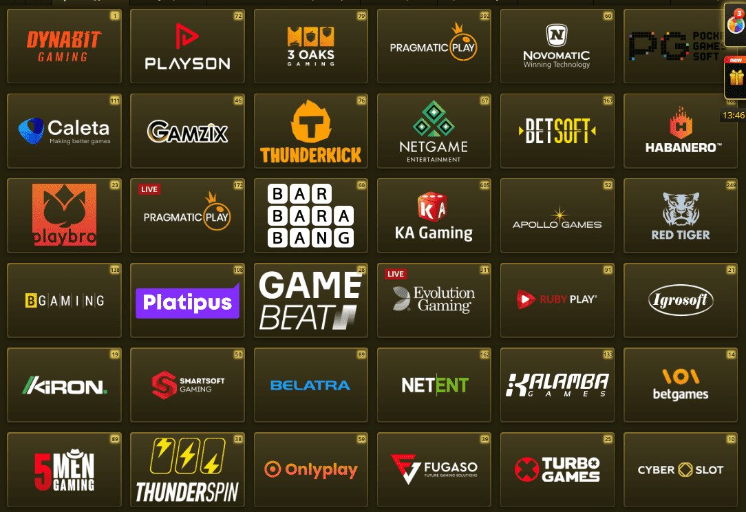 провайдеры Bollywood Casino